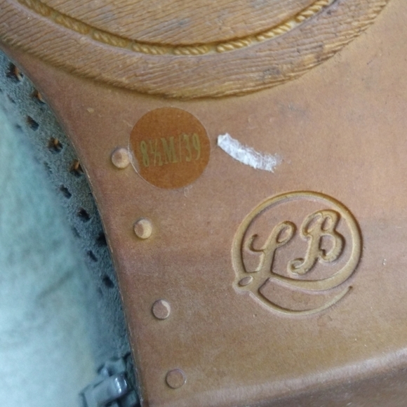 Lucky Brand Baylah Gray Suede Perforated Booties Side Zipper Low Block Heel - Picture 10 of 11